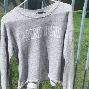 Abercrombie and Fitch gray long sleeve